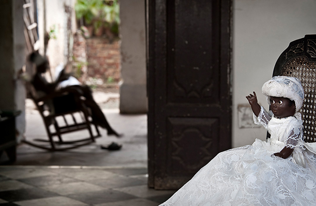  'Orisha' (afro-cuban religion god) in house of Trinidad.