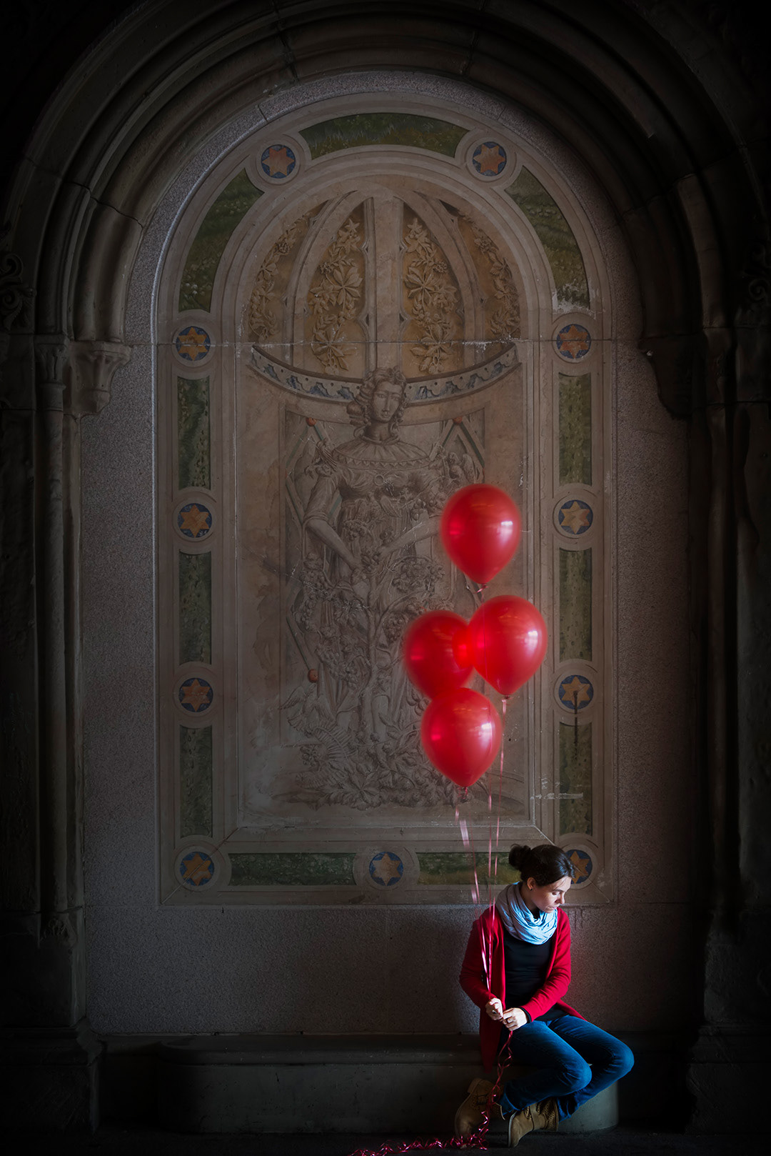 Bethesda Bridge in Central Park.