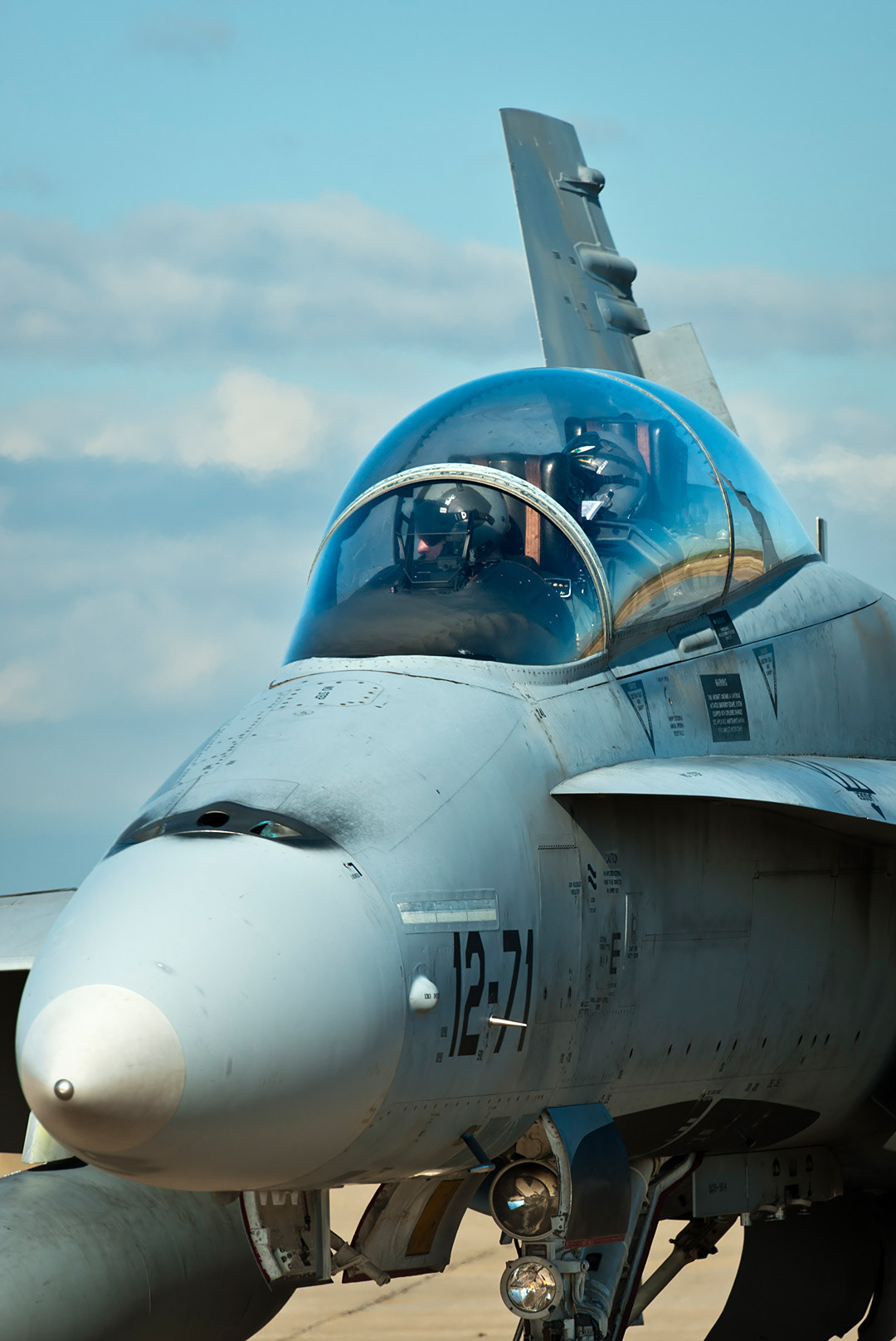 Spanish McDonnell Douglas F18 Hornet.