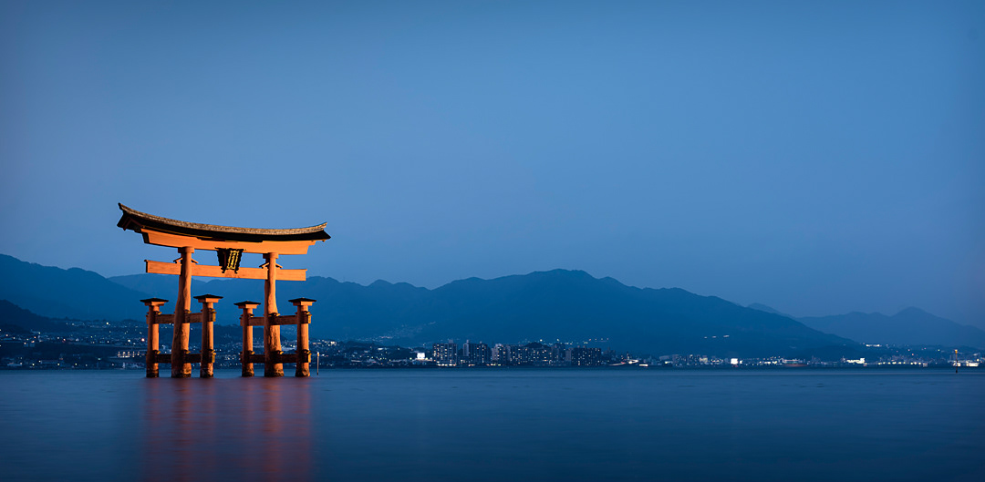 Torii gate in Miyajima.