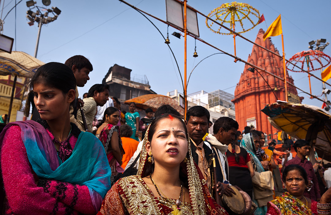 Wedding in Chausatti Ghat, Varanasi. 