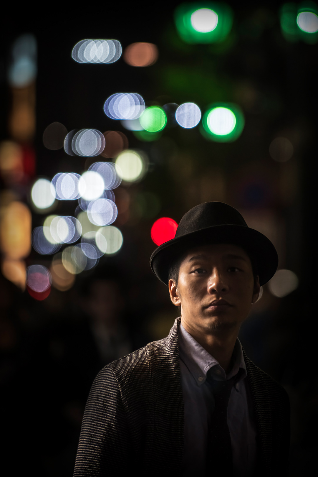 Man in Roppongi dori.