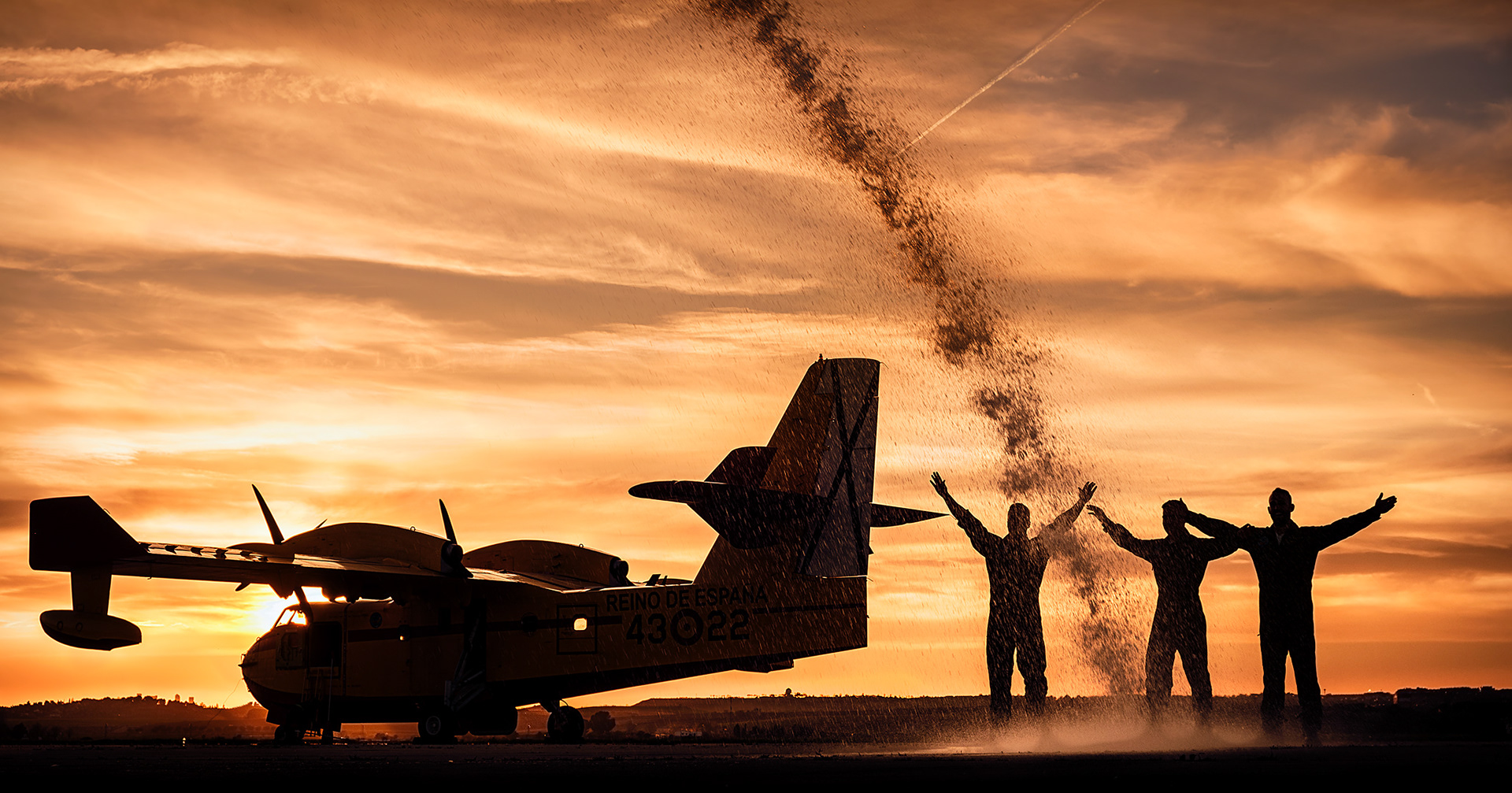 Canadair CL-415T of the 43 Group of the Spanish Air Force.