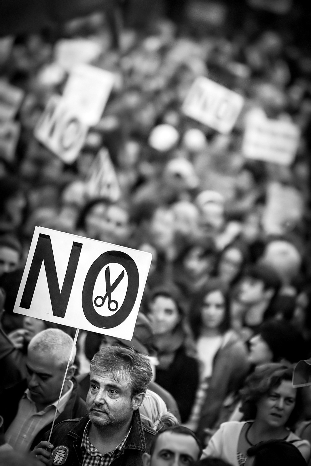 Demonstration in Madrid.