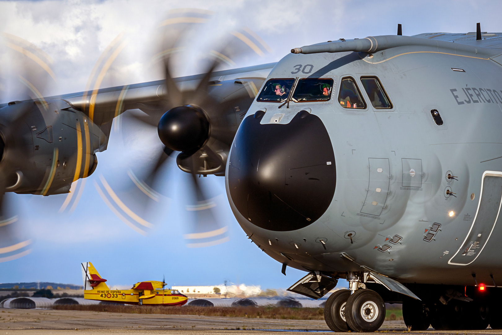 Airbus A400 of the 31st Wing of the Spanish Air Force.