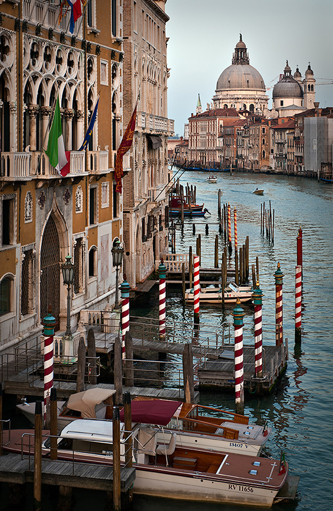 Grand Canal & S. Maria della Salute from Accademia's bridge. 