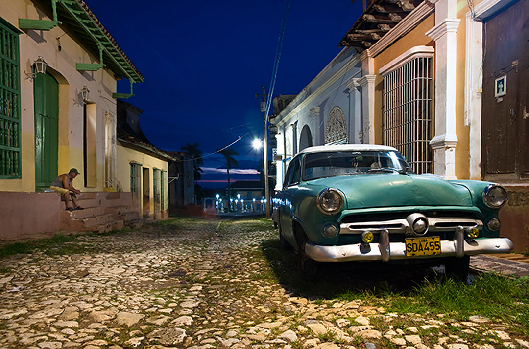 Streets of Trinidad at dawn.