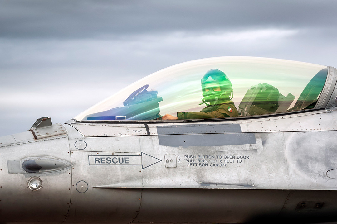 Italian Lockheed Martin F-16 Fighting Falcon.