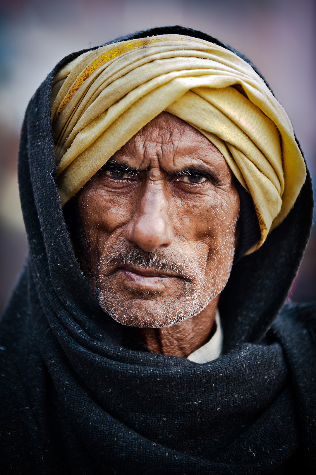 Pilgrim in Varanasi. 