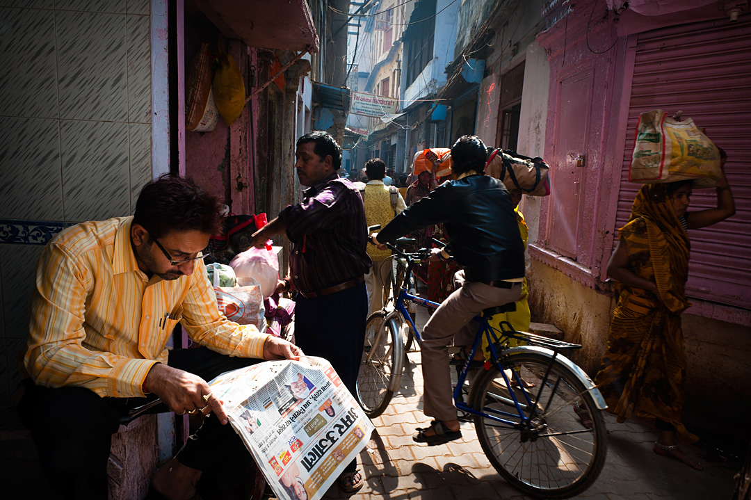 'Galis' (alleys) in Varanasi. 
