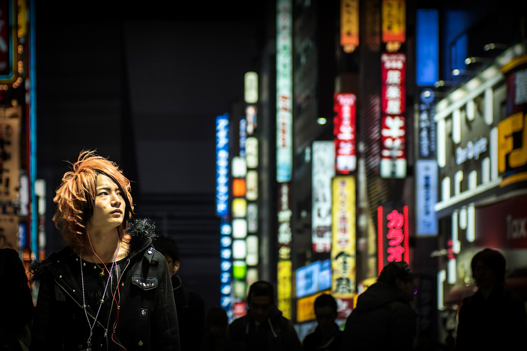 Streets of Shinjuku, Tokyo.