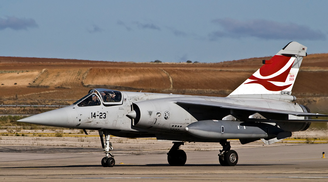 Spanish Air Forces Mirage F1 in Torrejon de Ardoz airport.