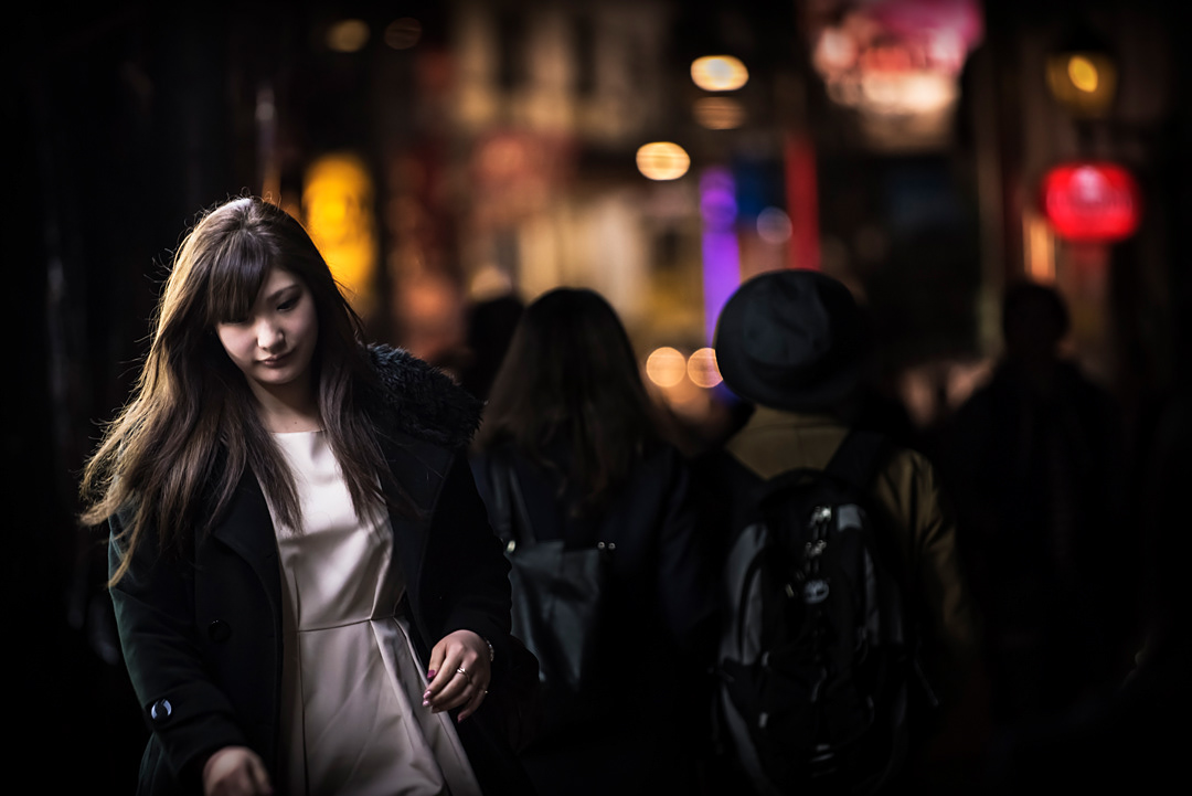 Girl in Takeshita-dori (Harajuku, Tokyo).
