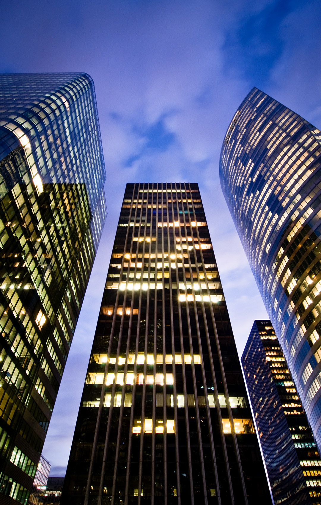 Paris. Skyscrapers in La Défense 
