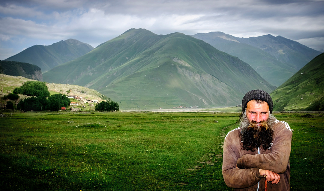 Shepherd in Truso valley. 