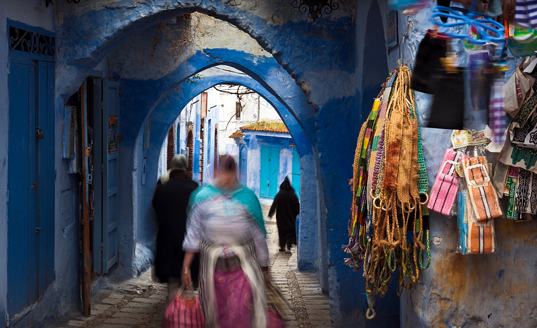 Streets of Chefchaouen.