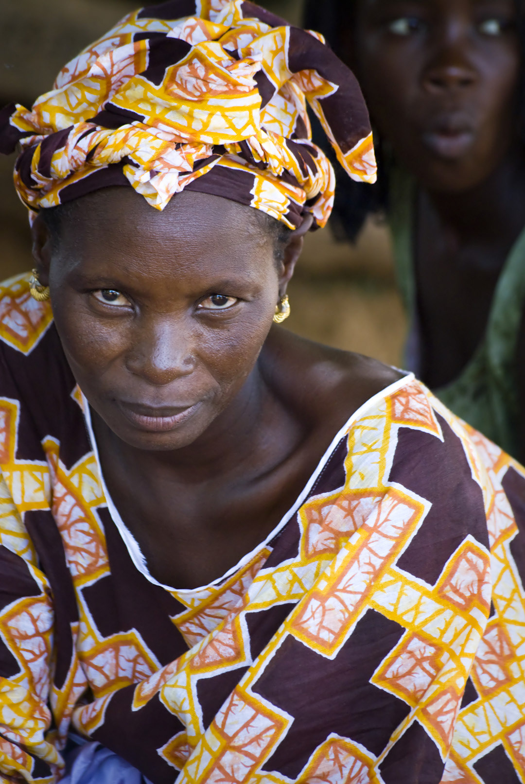 Woman in Lompoul village. 