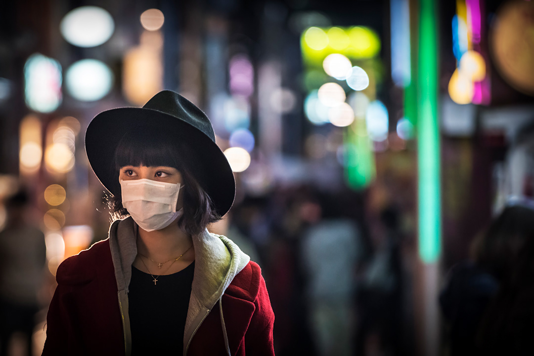Girl in Takeshita-dori (Harajuku, Tokyo).