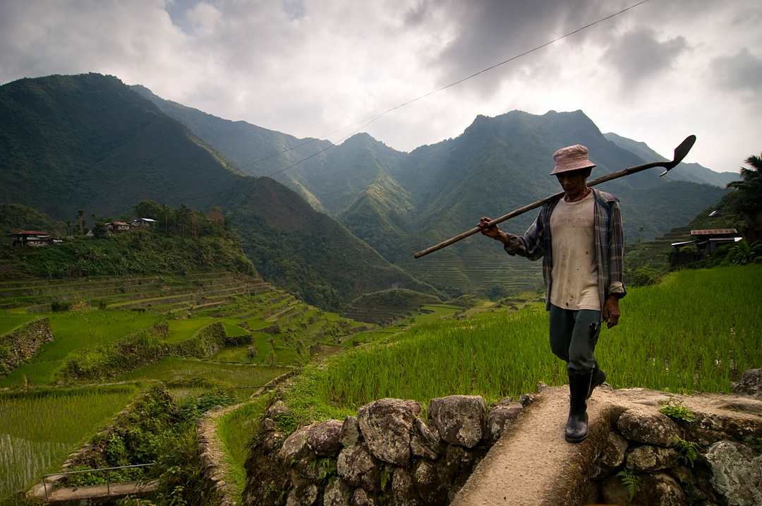 Farmer in Batad. 