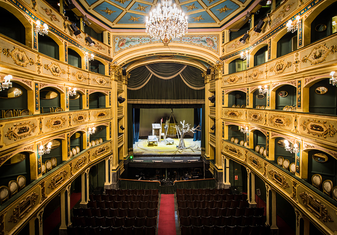 Interior of the Manoel Theatre in Valletta. 