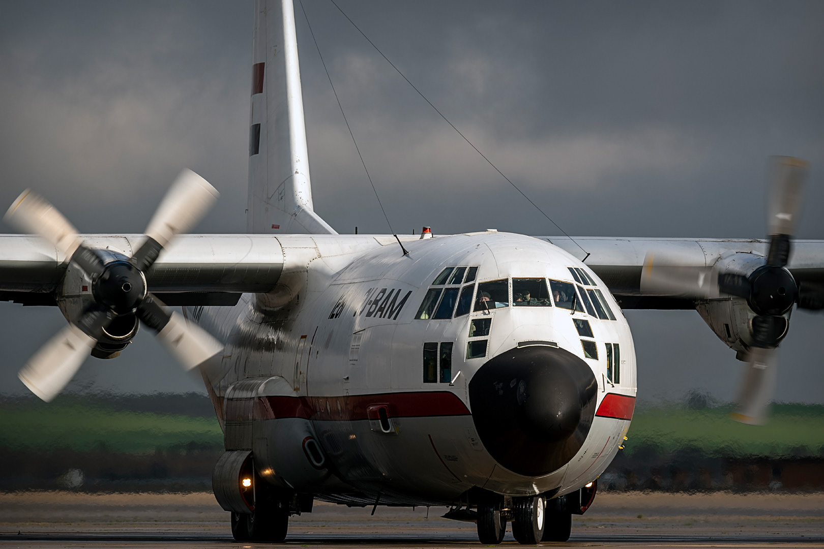 Egyptian Air Force C-130 Hercules.