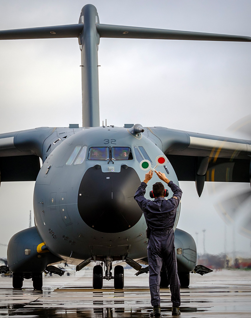 Airbus A400 of the 31st Wing of the Spanish Air Force.
