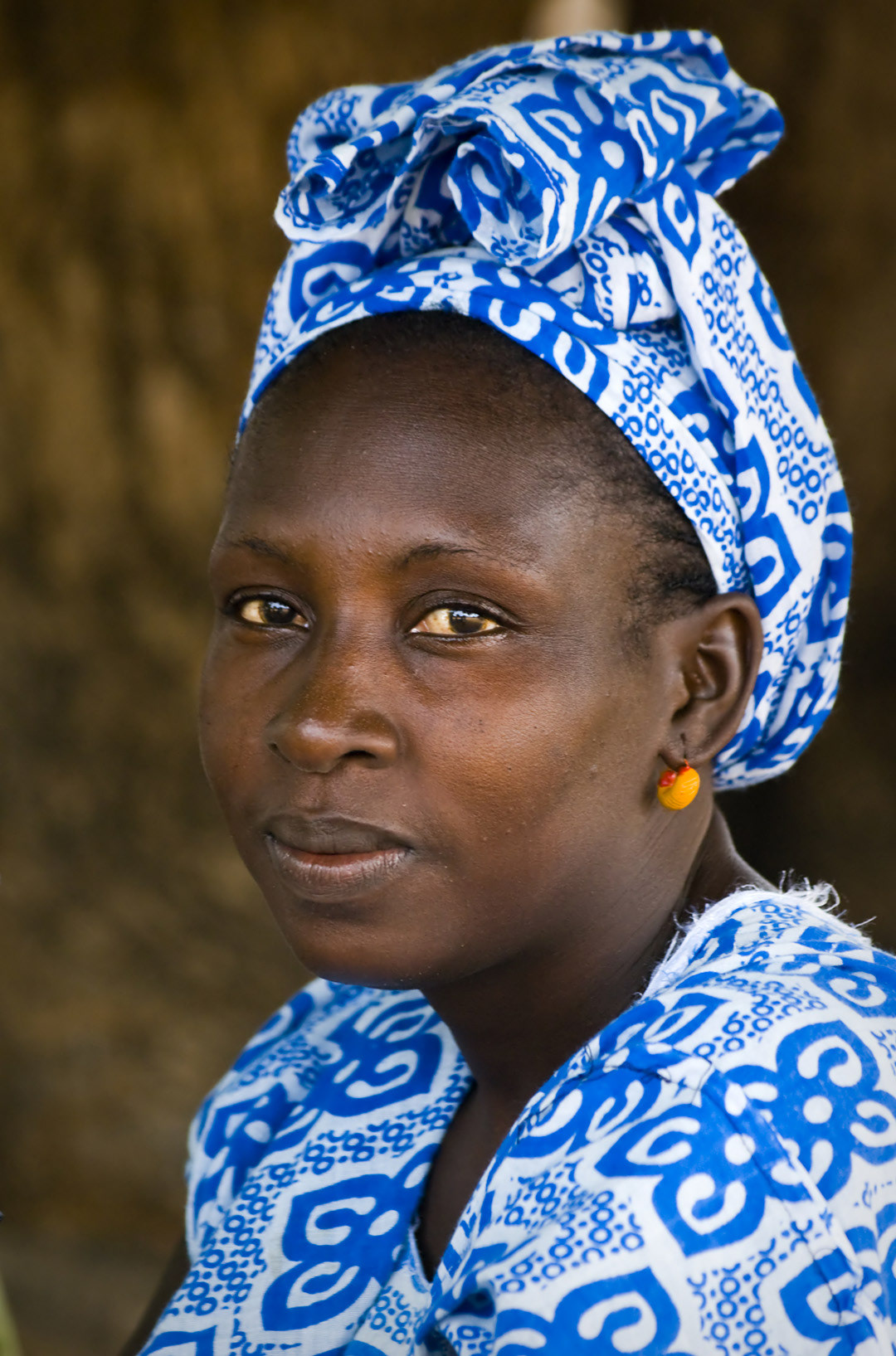 Woman in Lompoul village. 