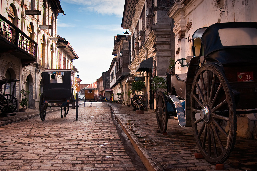  "Kalesas" in Mestizo District, Vigan, Ilocos Sur. 