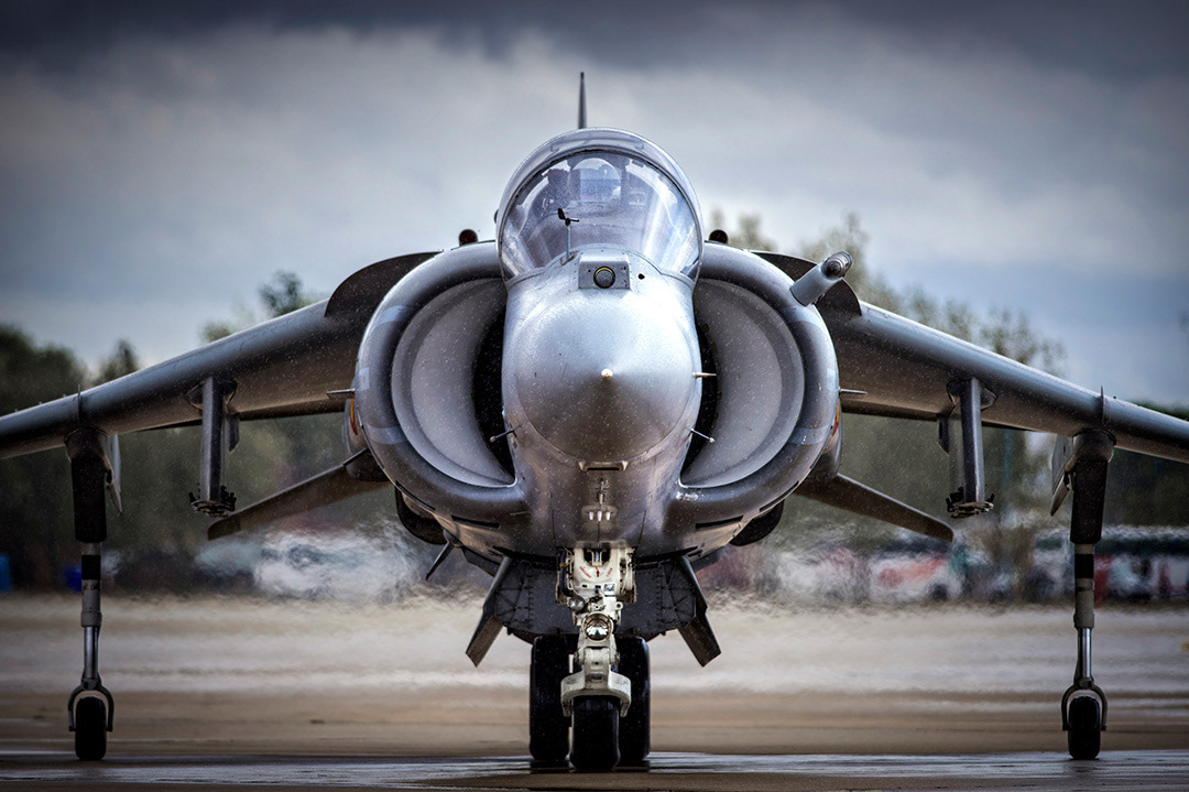 AV-8B Harrier II Plus of the 9th Aircraft Squadron of the Spanish Navy. 