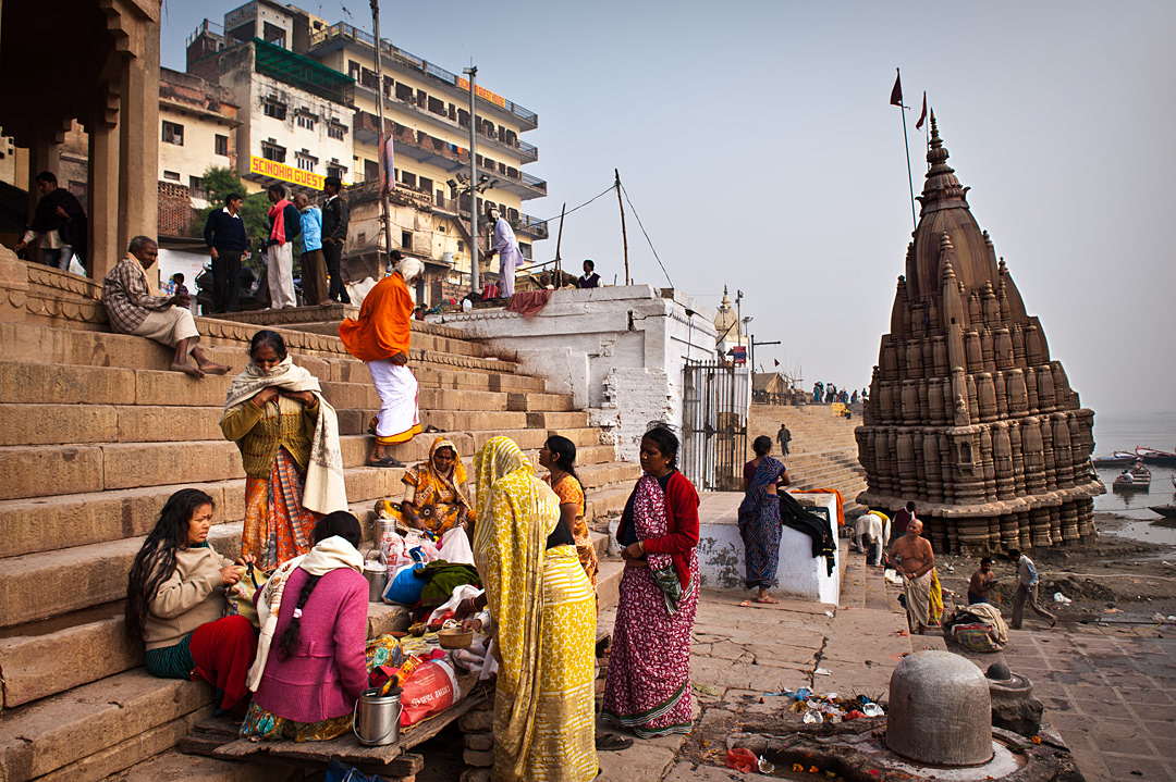 Ghats in Varanasi. 
