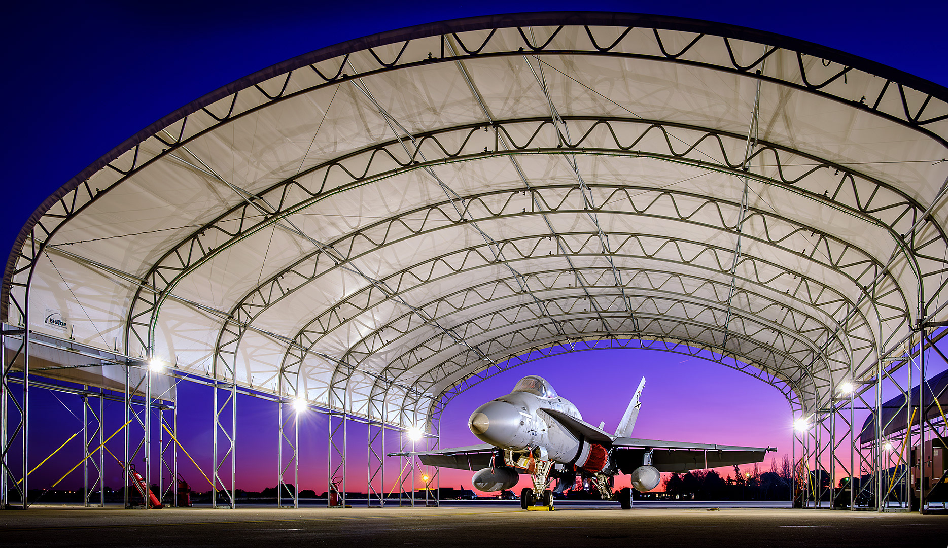 Spanish McDonnell Douglas F18 Hornet.