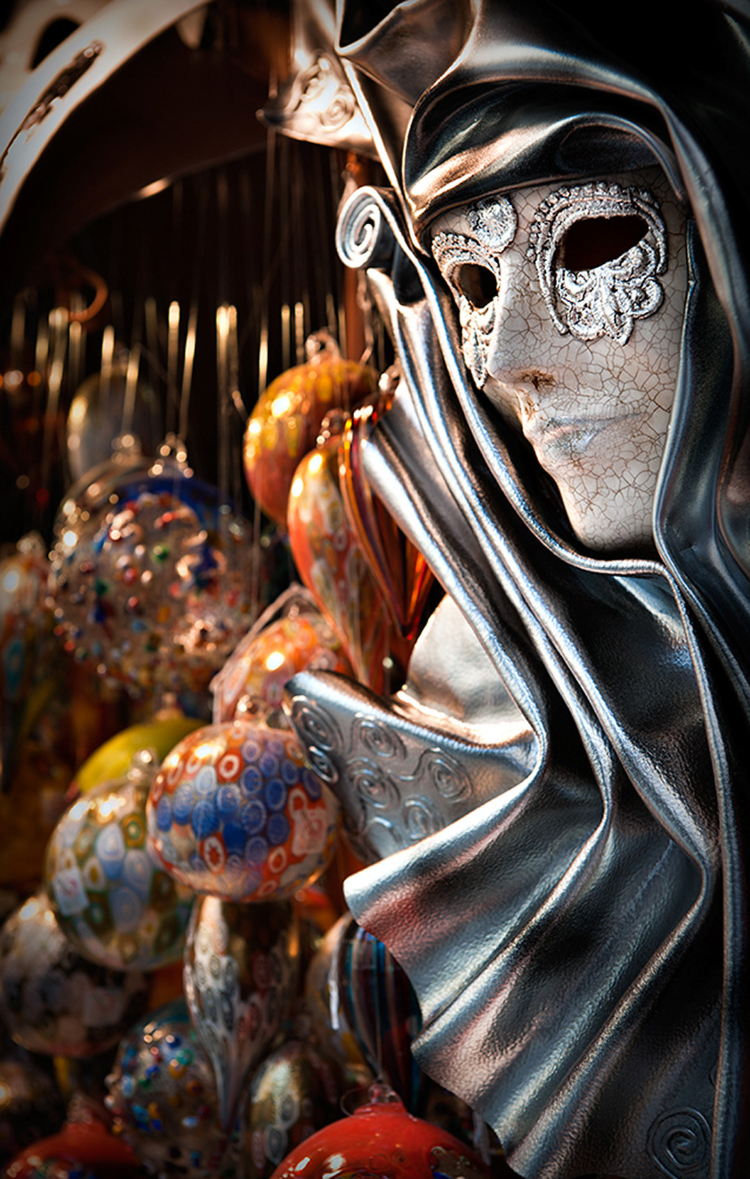 Venetian mask in a shop. 