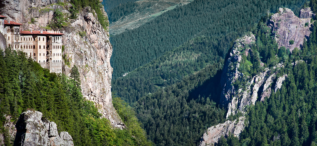 Greek Orthodox Sumela Monastery near Trabzon. 
