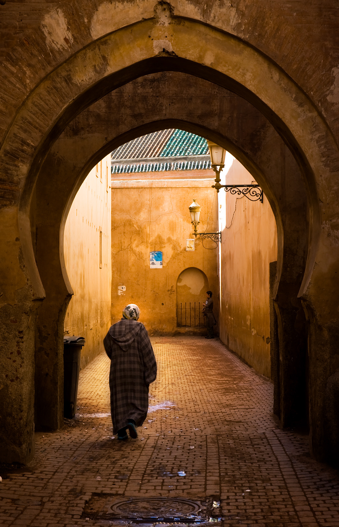 Streets around Alí Ben Youssouf's Medersa in Marrakech.