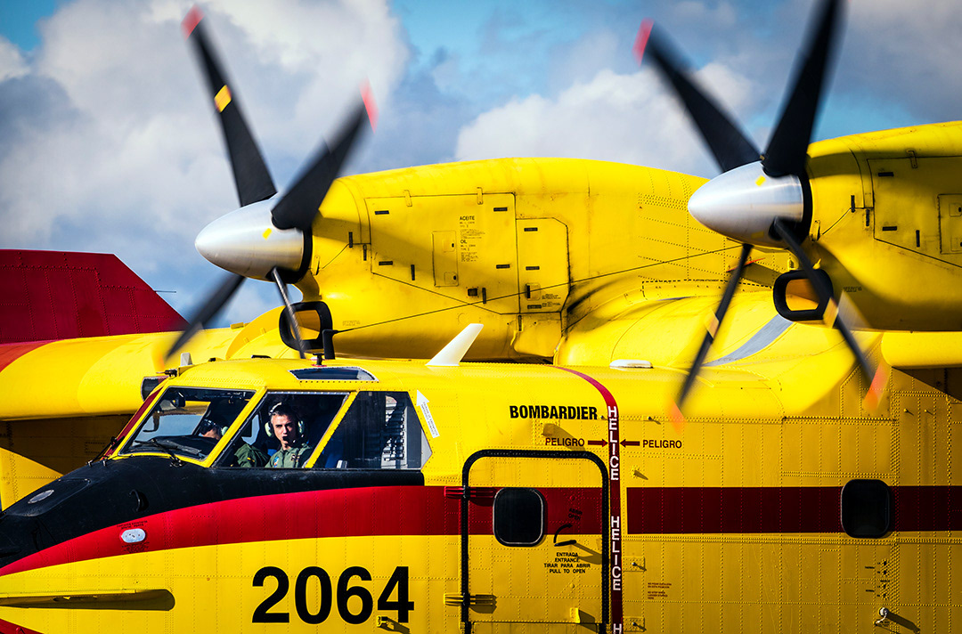 Bombardier CL-415T of the 43 Group of the Spanish Air Force.