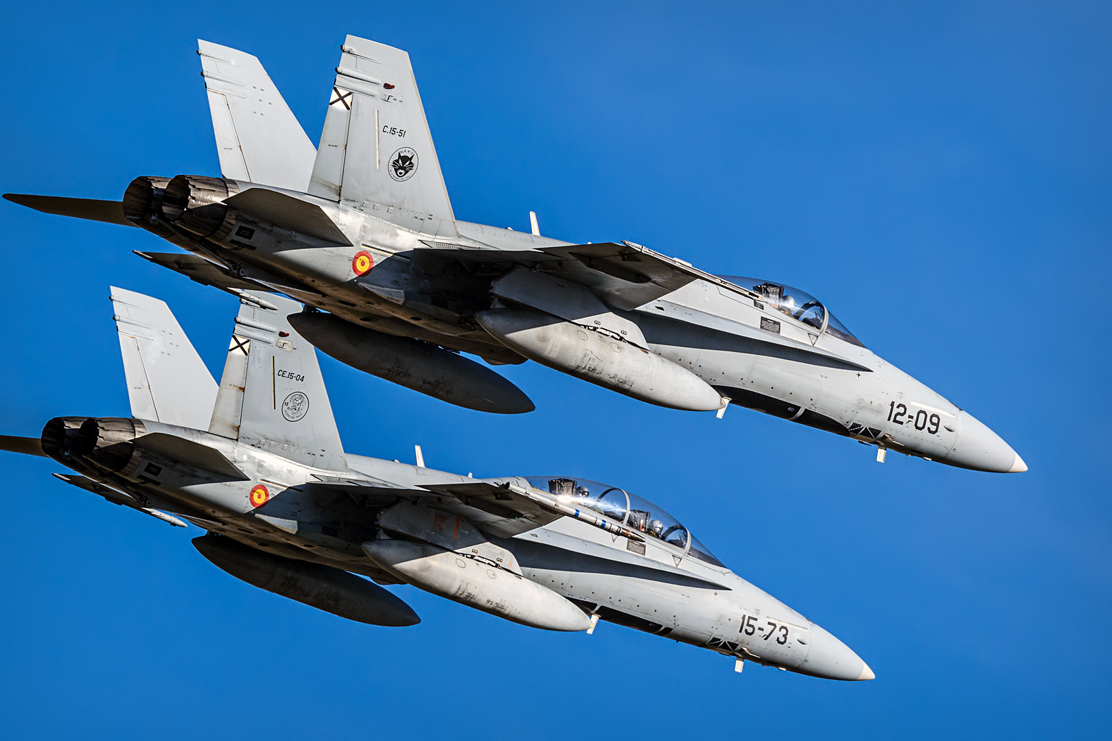 Spanish McDonnell Douglas F18 Hornet.