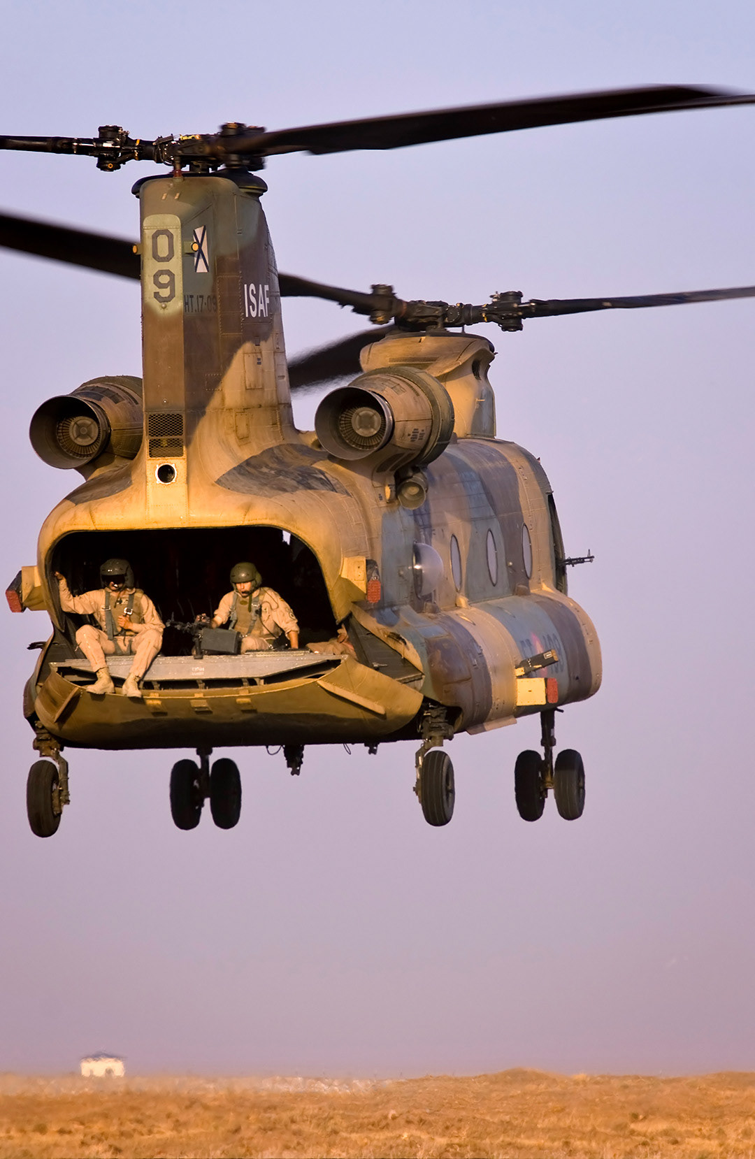 Spanish Ch 47 Chinook operating in Afghanistan. 