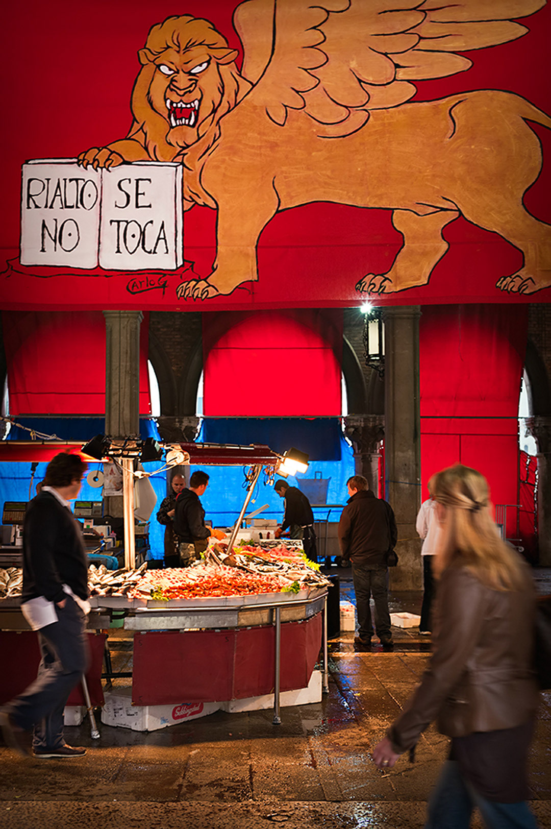Rialto market. 