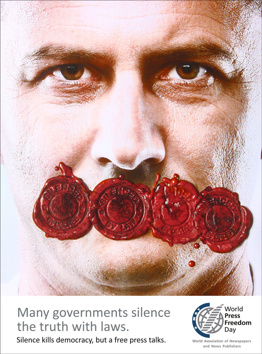 World Association of Newspapers - World Press Freedom Day campaign selection