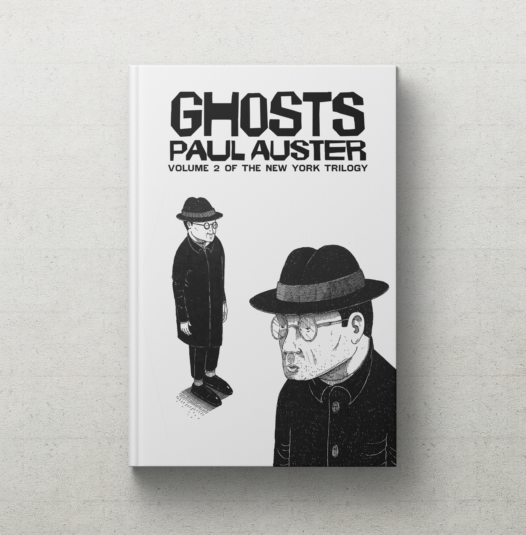 Imagined cover for 'Ghosts' By Paul Auster