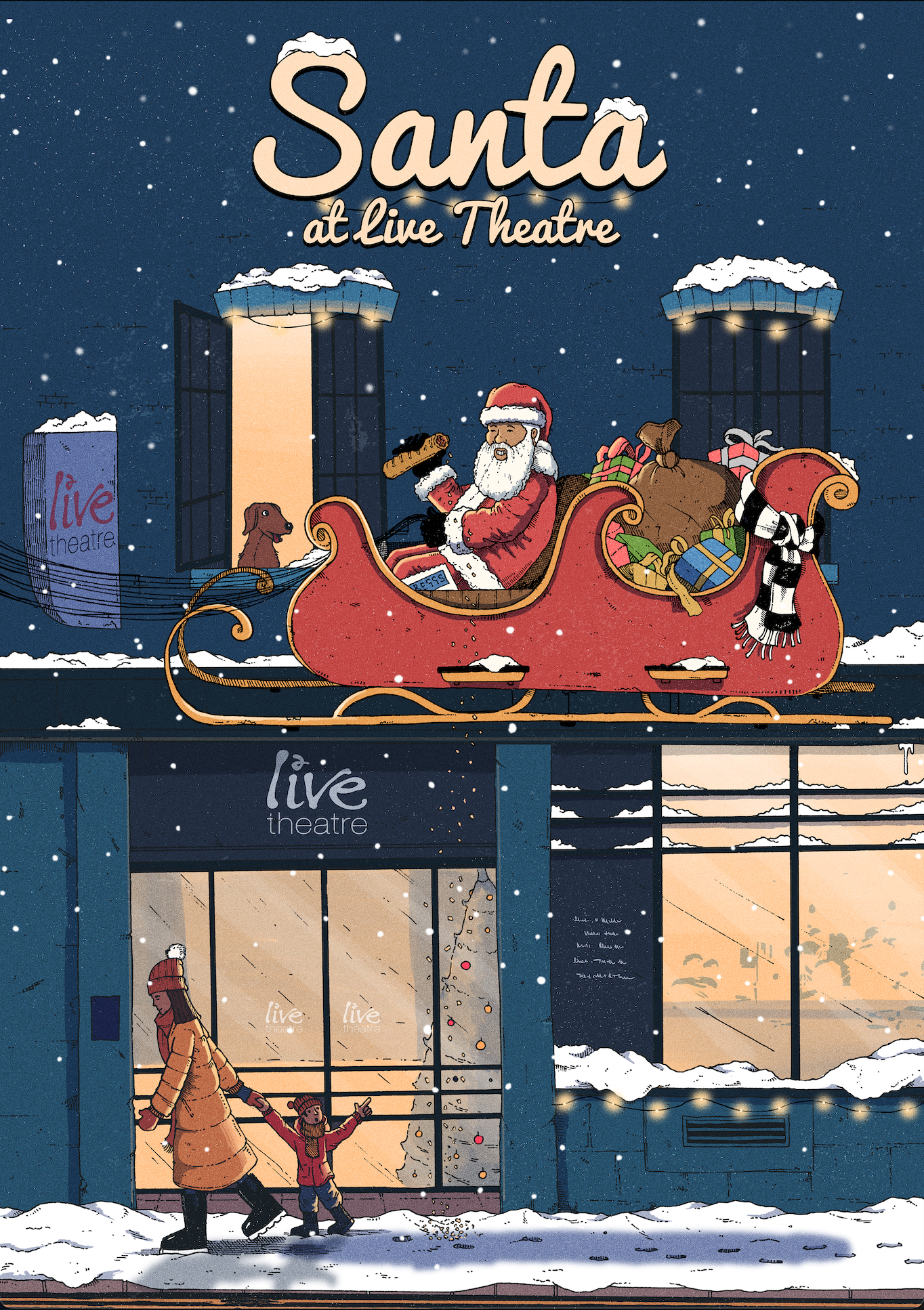 Santa at Live Theatre - For Live Theatre Newcastel
