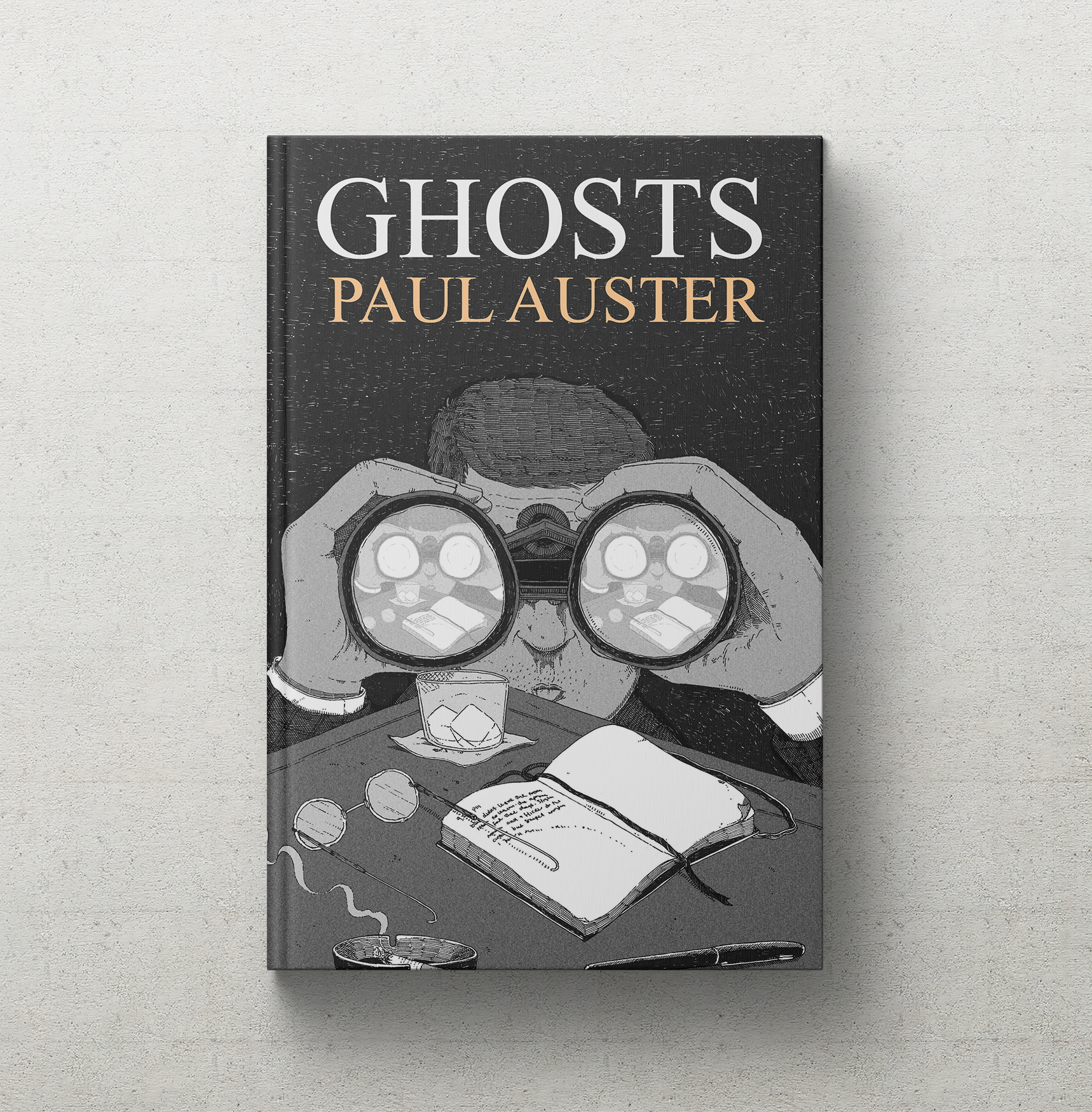 Imagined cover for 'Ghosts' By Paul Auster