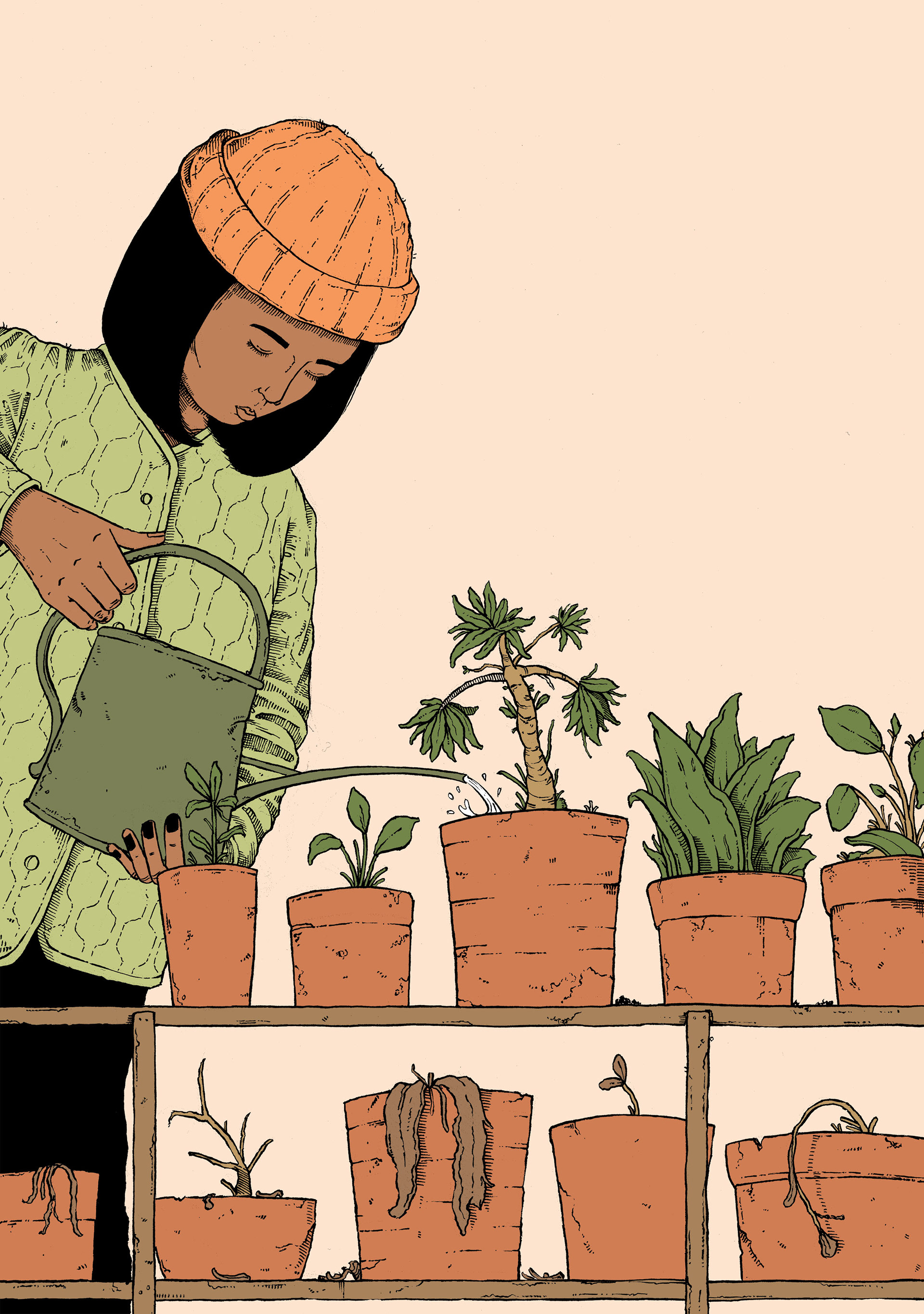 Illustration for 'A Journey Through Friendship' a group show at Shieldfield Art Works