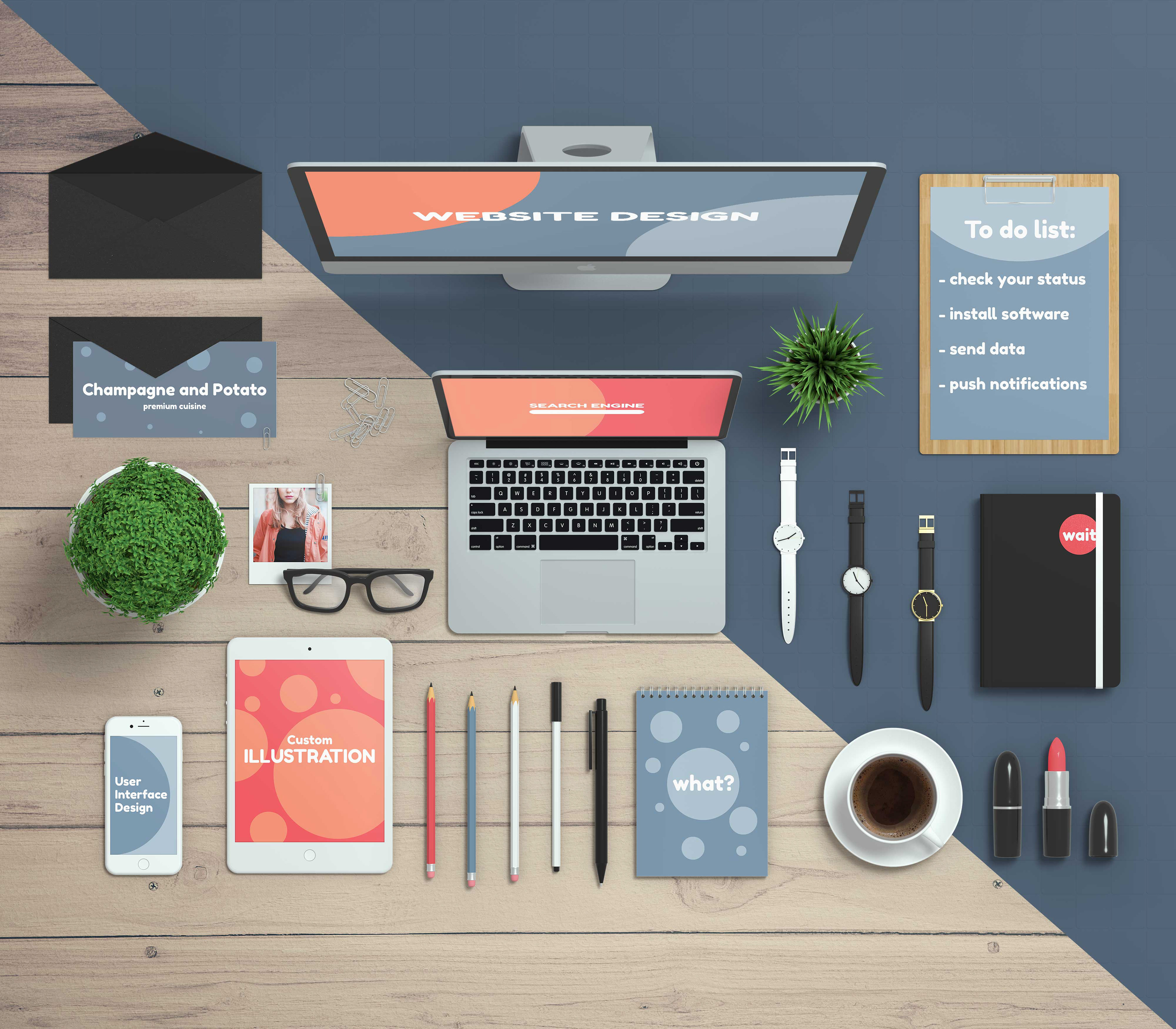 Digital product (Cinema 4D, Illustrator)