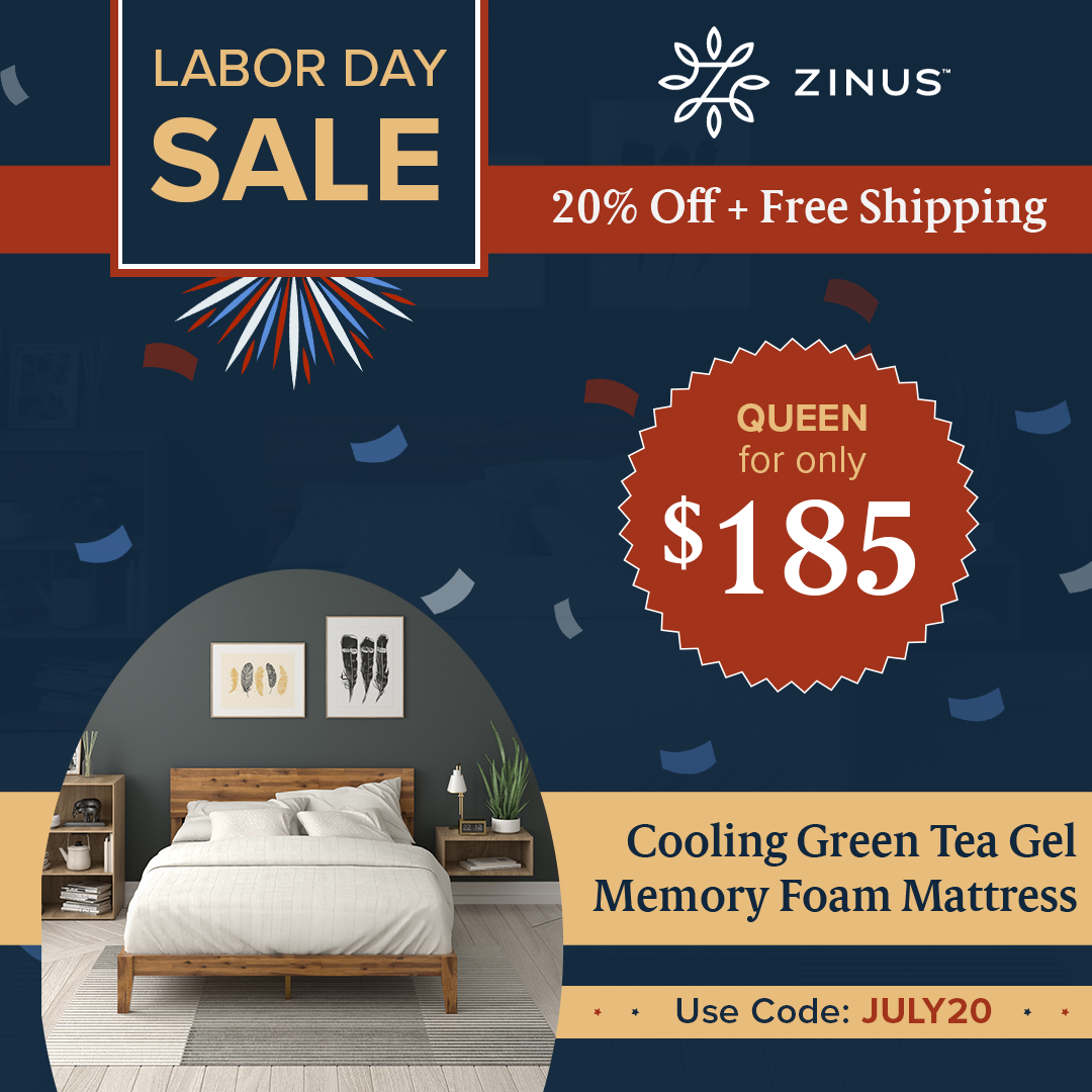 Static graphic created for organic content use for Sinus Labor Day post.