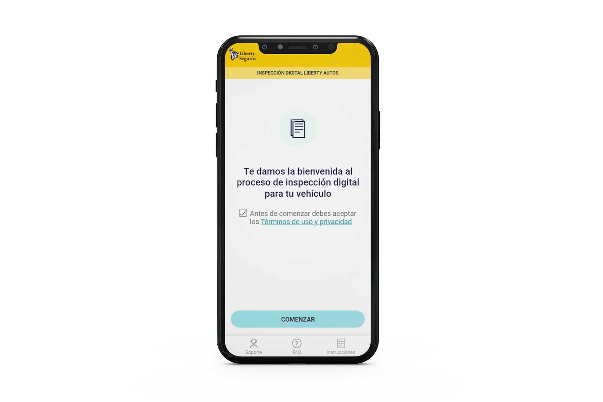 Imágen preliminar de la aplicación ADIL INSPECCIONES