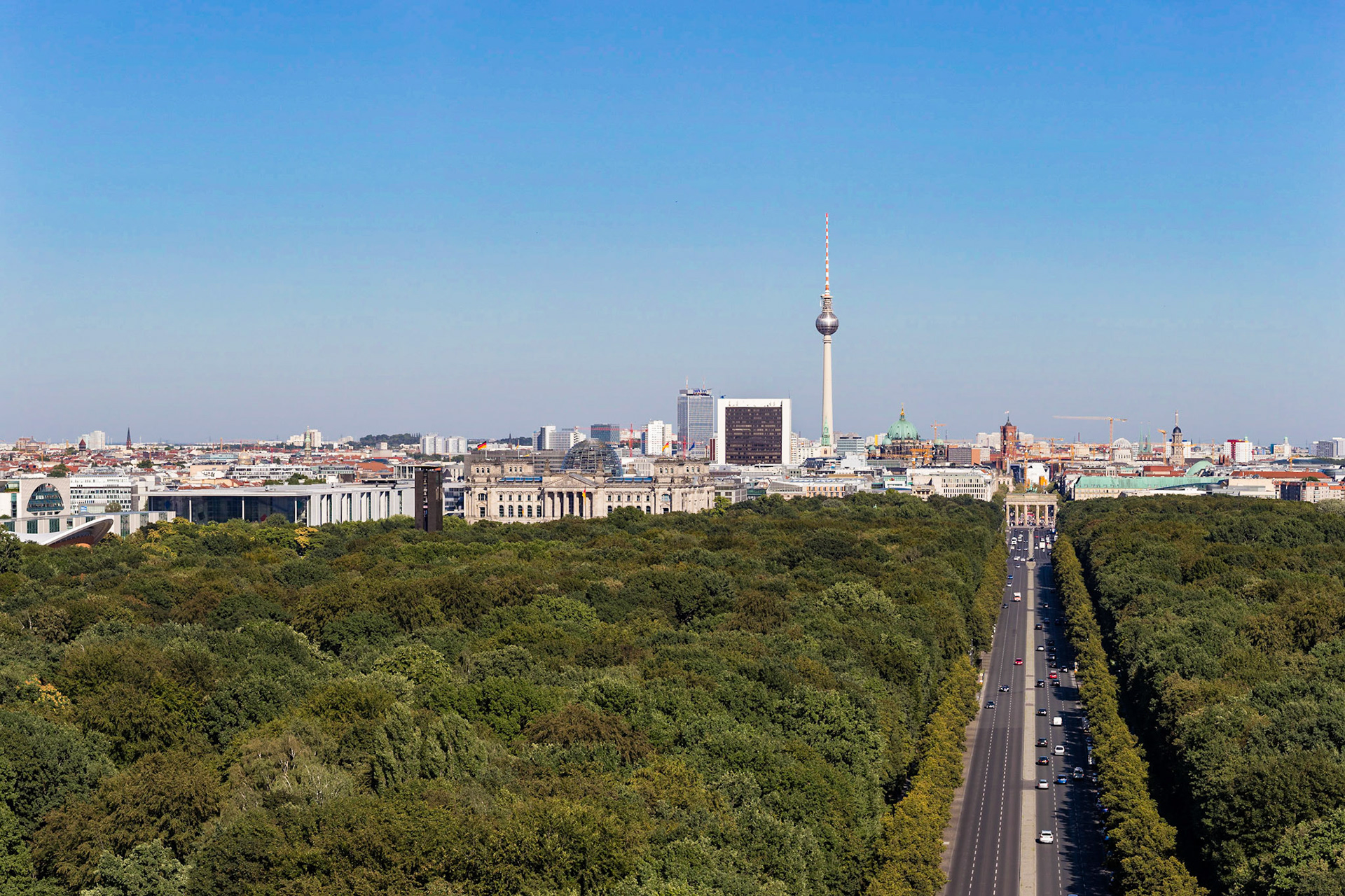 Blick von der Siegessäule