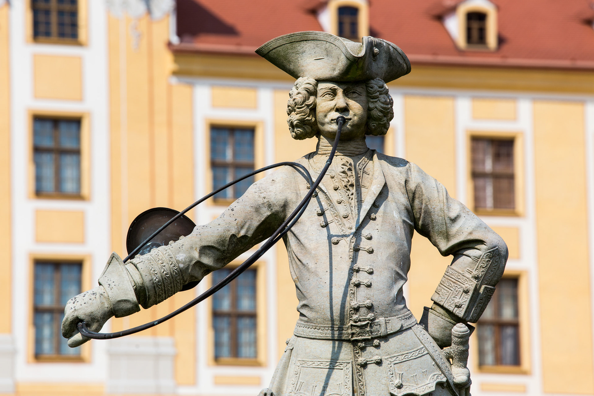 Statue at Castle Moritzburg