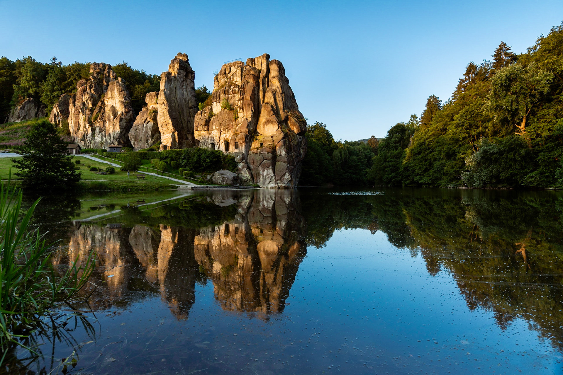 Externsteine At Sunrise