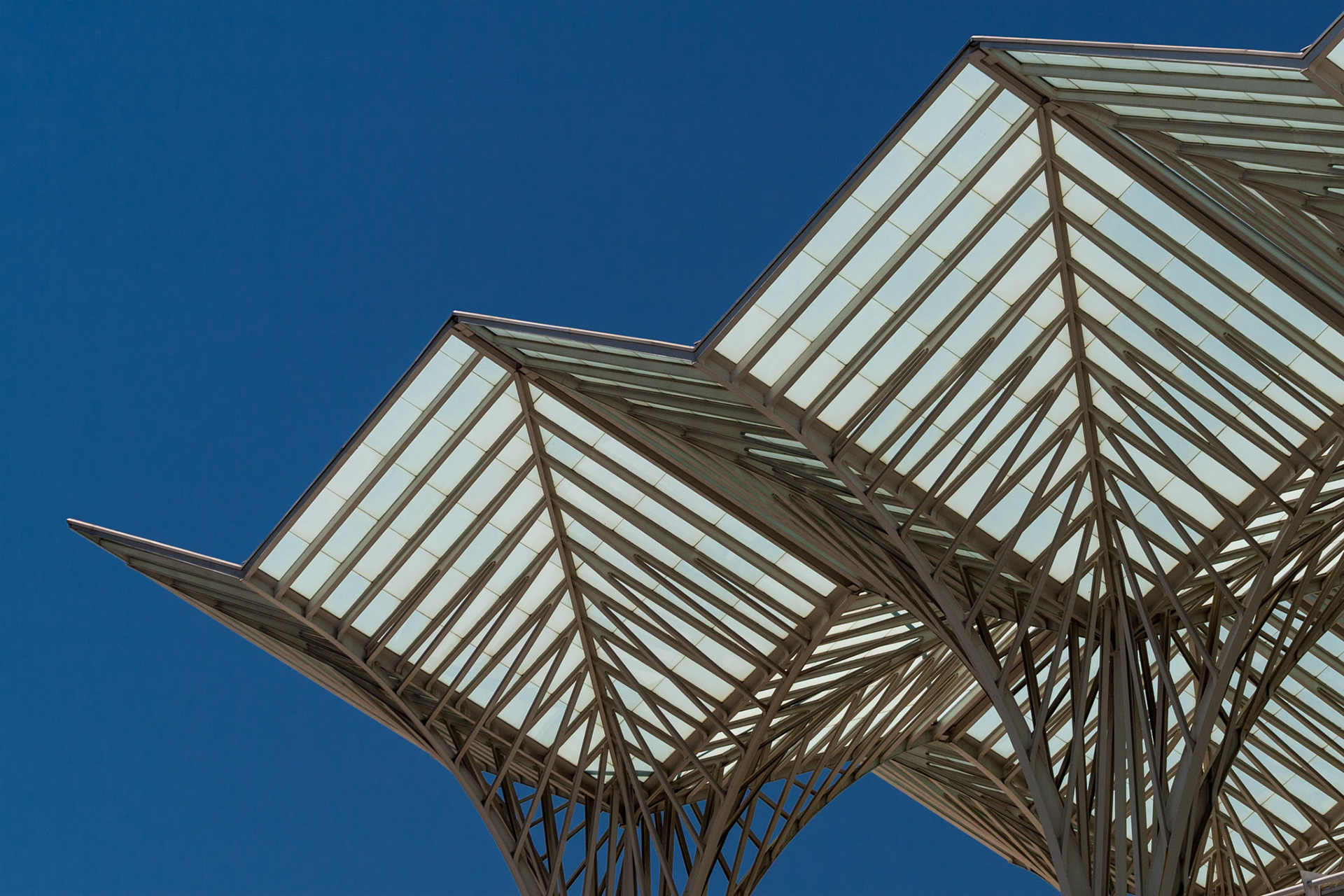Gare Oriente Roof Construction